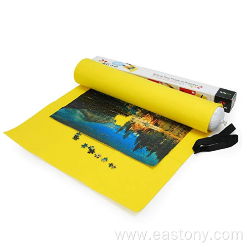 Customized and Thickened Jigsaw Puzzle Roll Up Mat